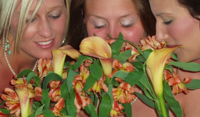 brides in the boquet