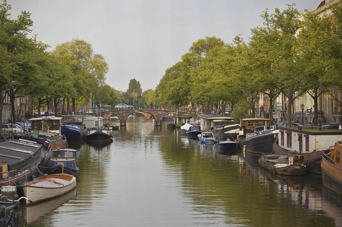 bridge and boats