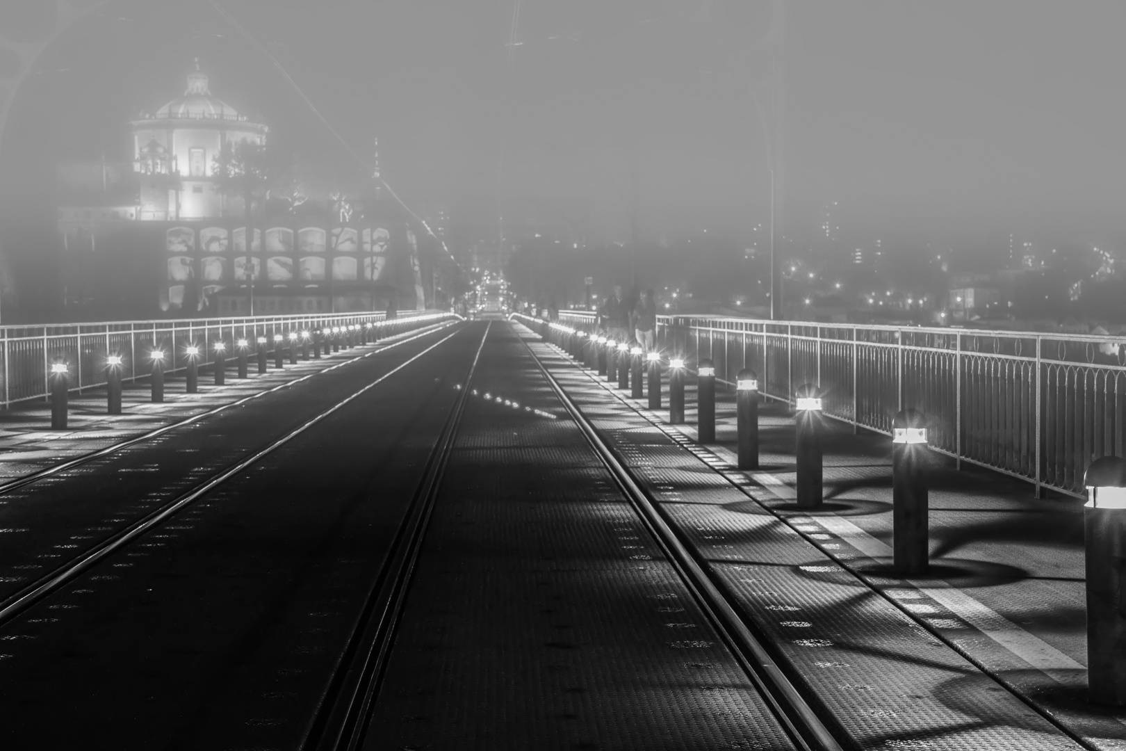 Bridge and fog!