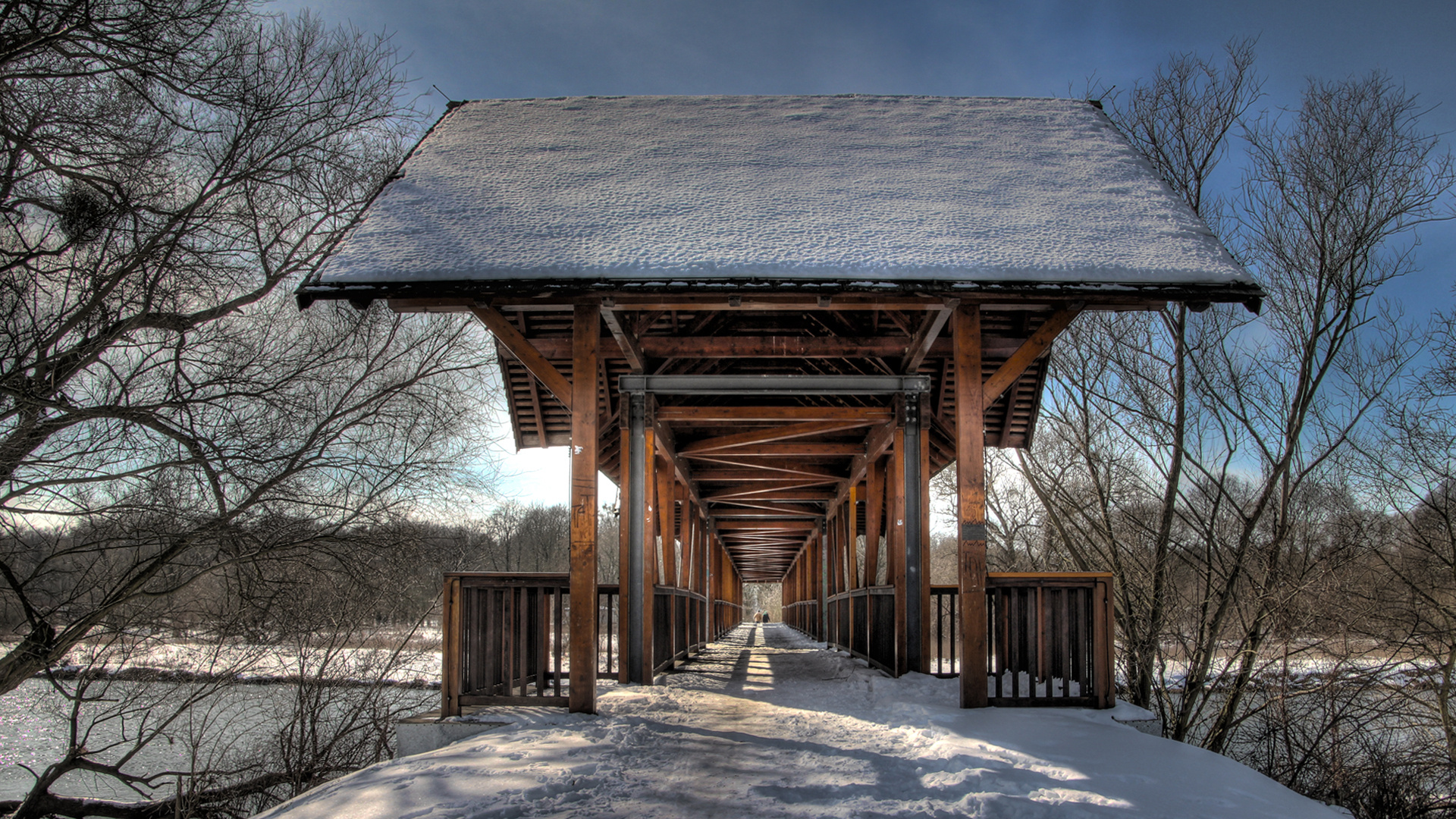 Bridge and Snow