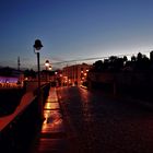 Bridge at dusk.