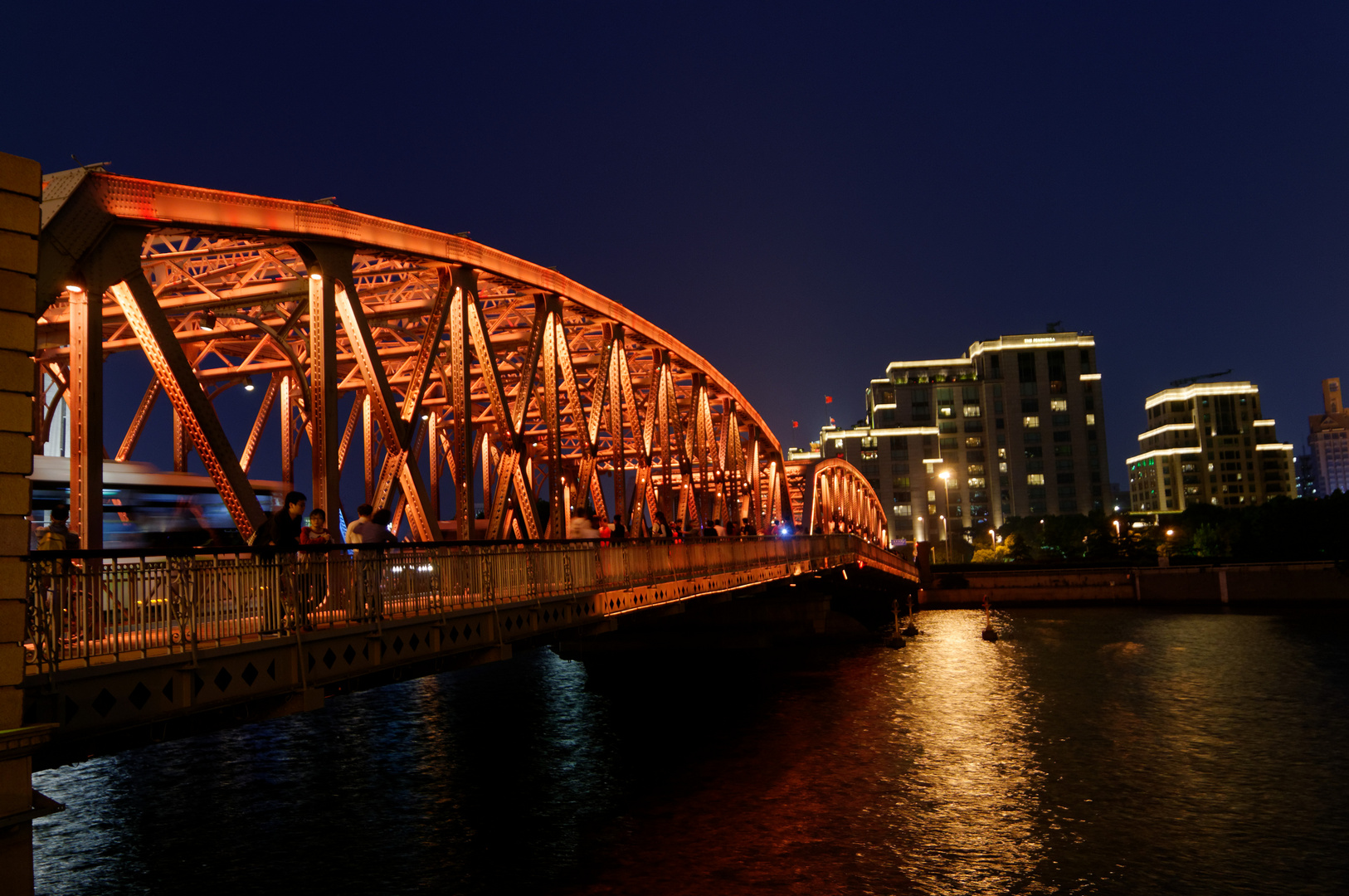 Bridge at night