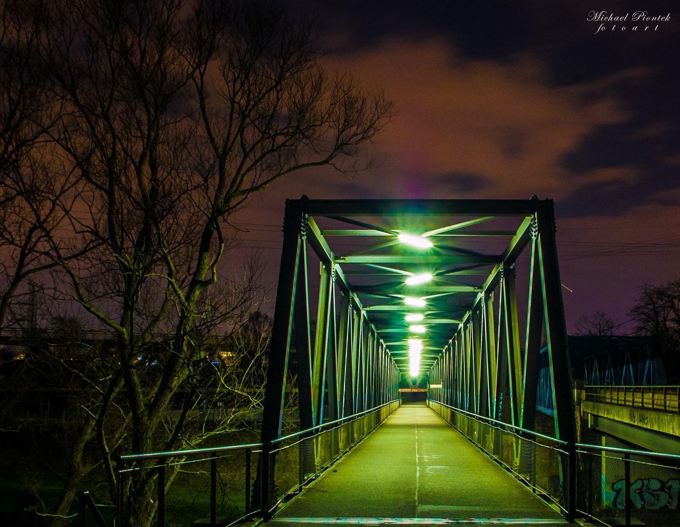 Bridge at night