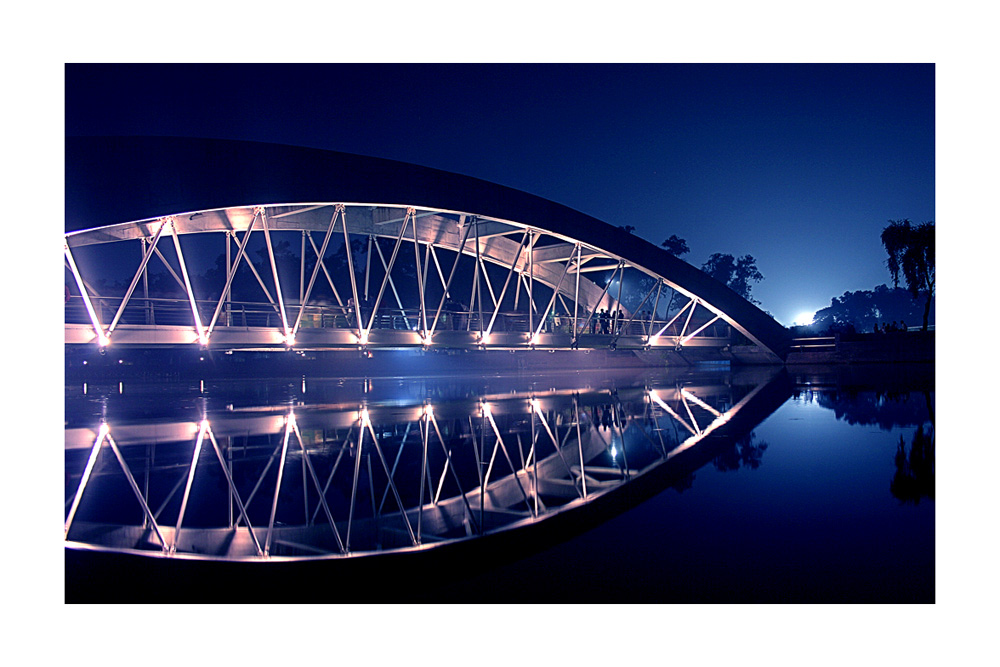 bridge at night