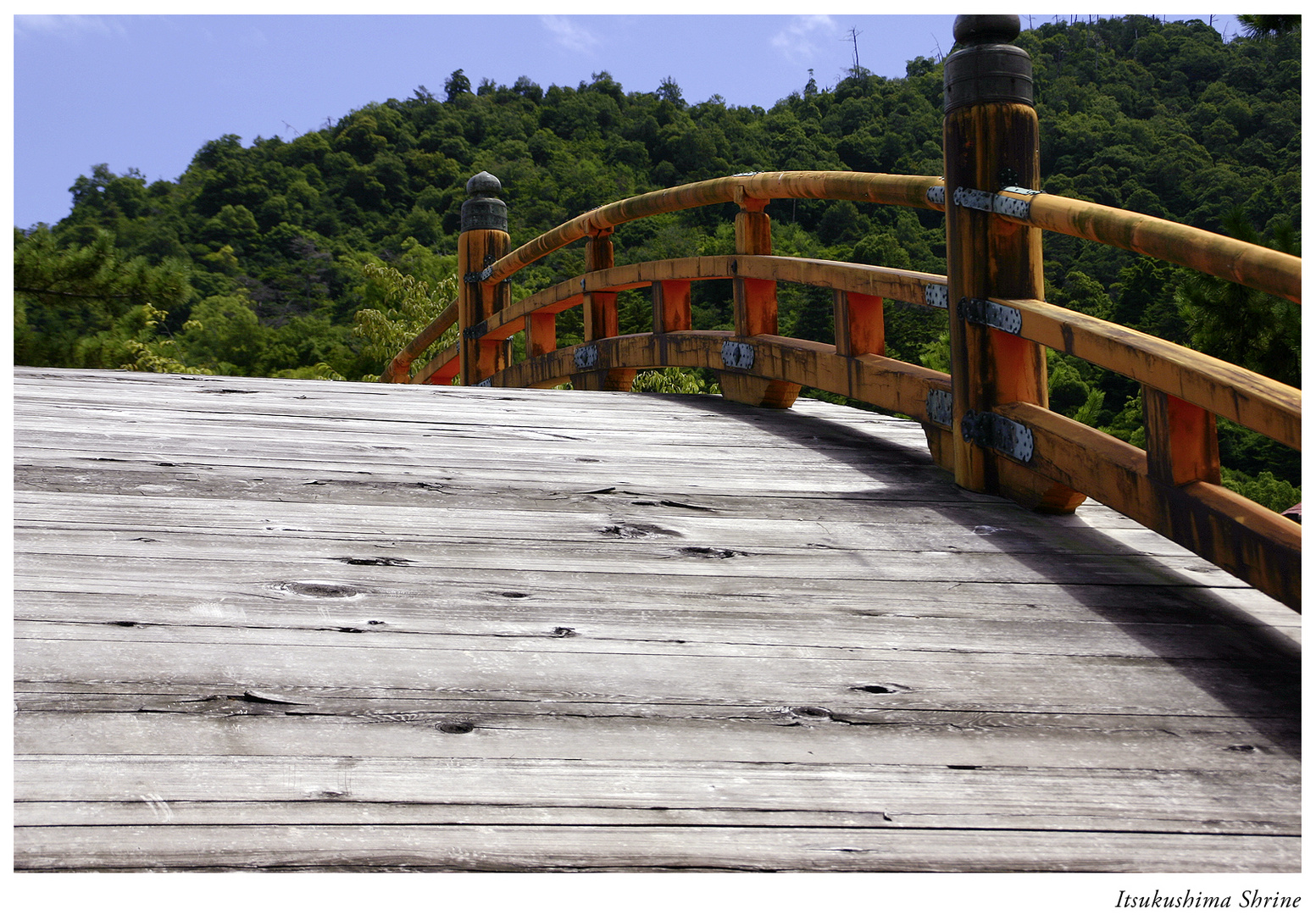 Bridge at the Itsukushima Shrine