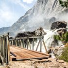 Bridge crossing Waterfall