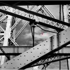 Bridge Girders and a Red Balloon - a New York Moment