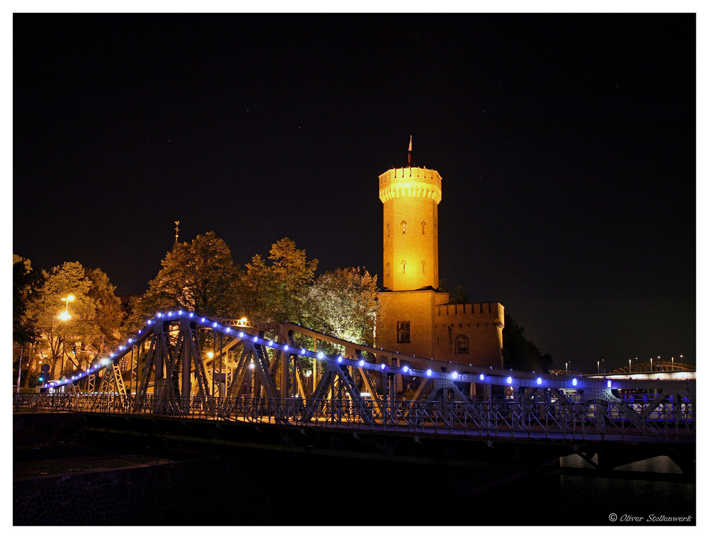 Bridge in Orange and Blue