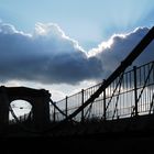 Bridge in silhouette