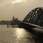 Bridge in sundown