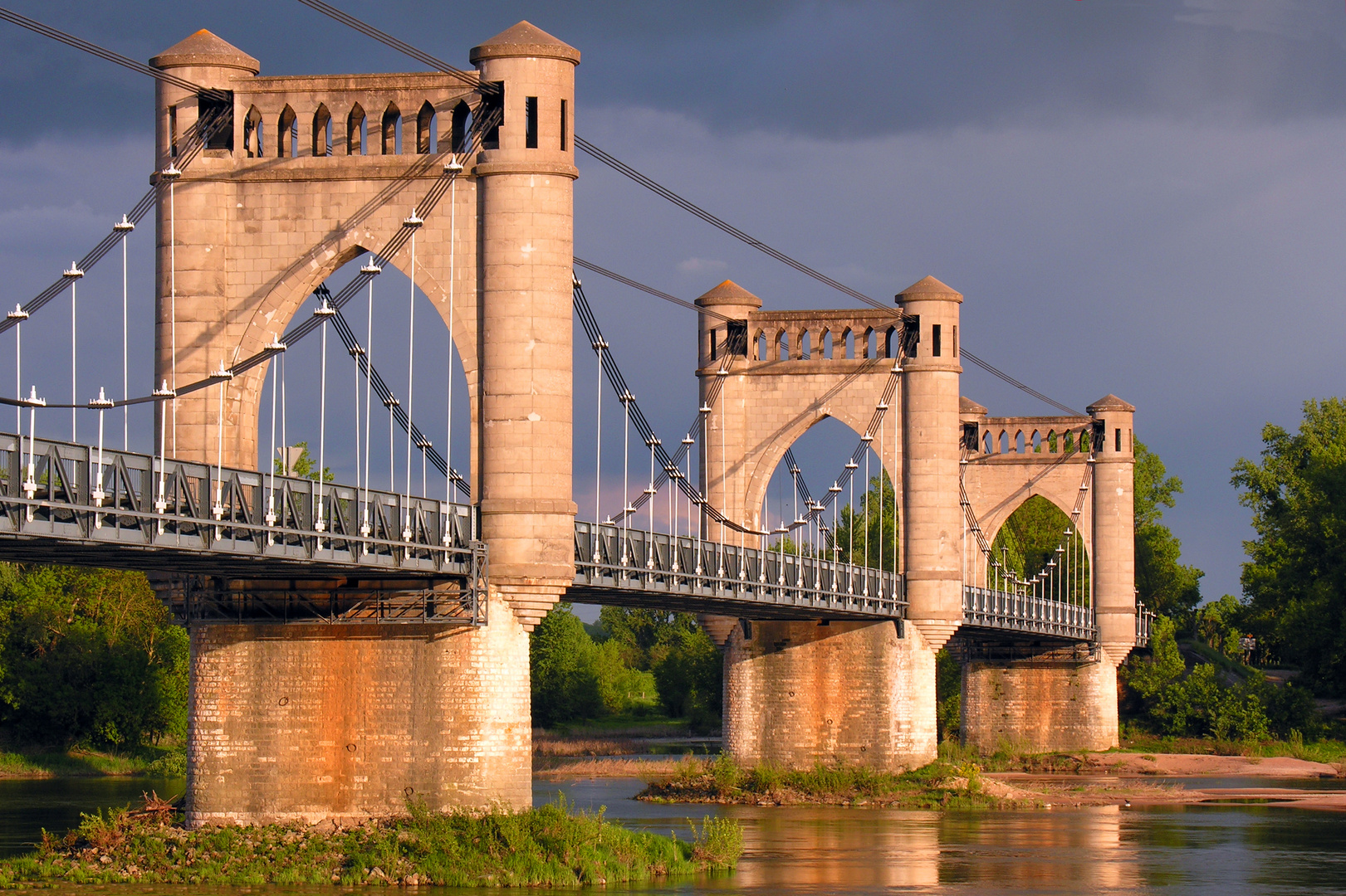 Bridge in the evening sun