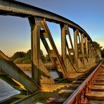 bridge in the evening sun