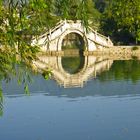 Bridge on Hongcun Town Lake