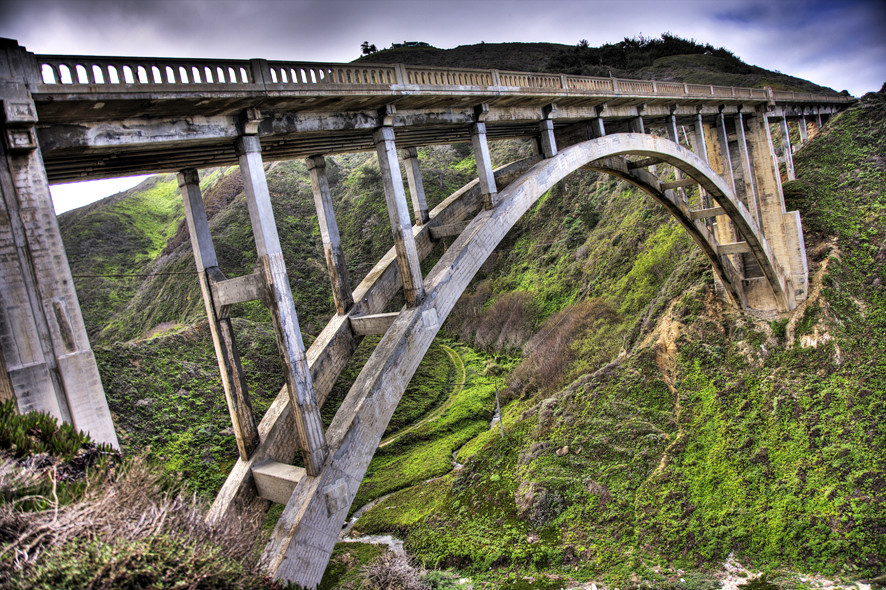 bridge on the hyw 1 , hdr