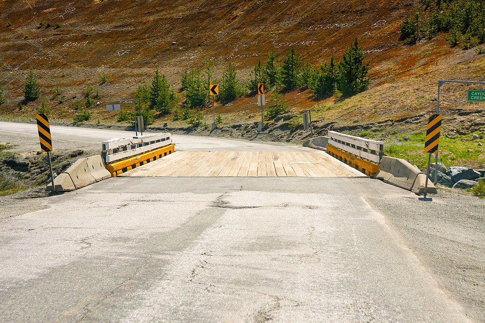 Bridge over a little Creek - CA, BC