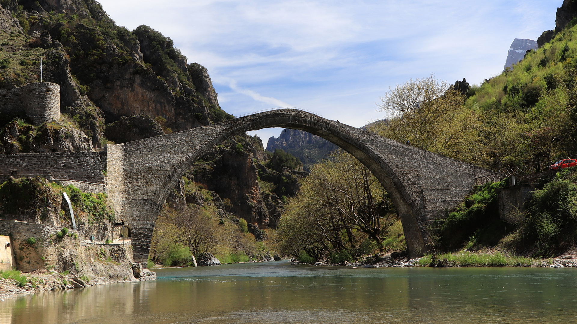 Bridge over Aoos river at Konitsa