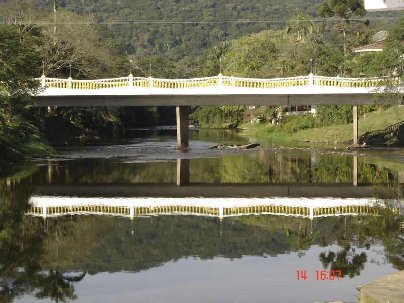 Bridge over calm waters...