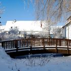 Bridge over frozen water