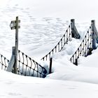 Bridge over frozen water..........