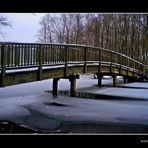 Bridge over frozen water