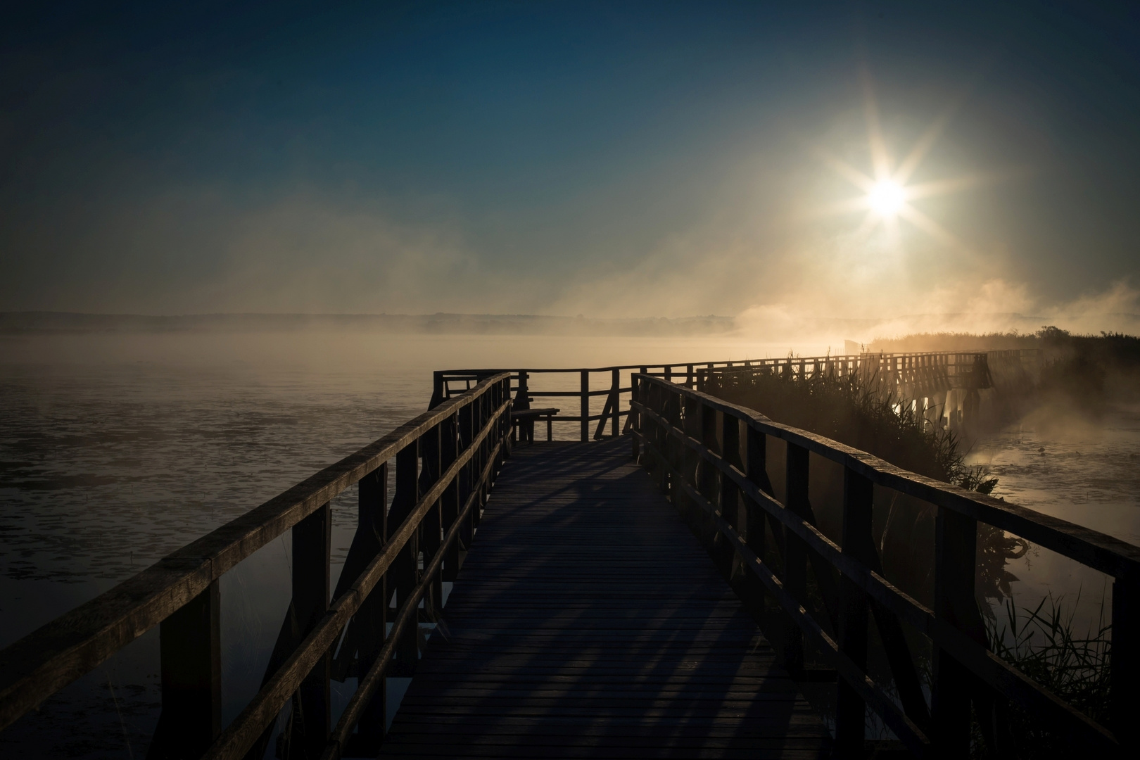 Bridge over Misty Water