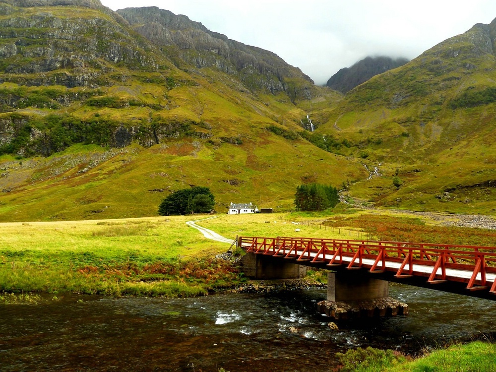 Bridge over quiet water