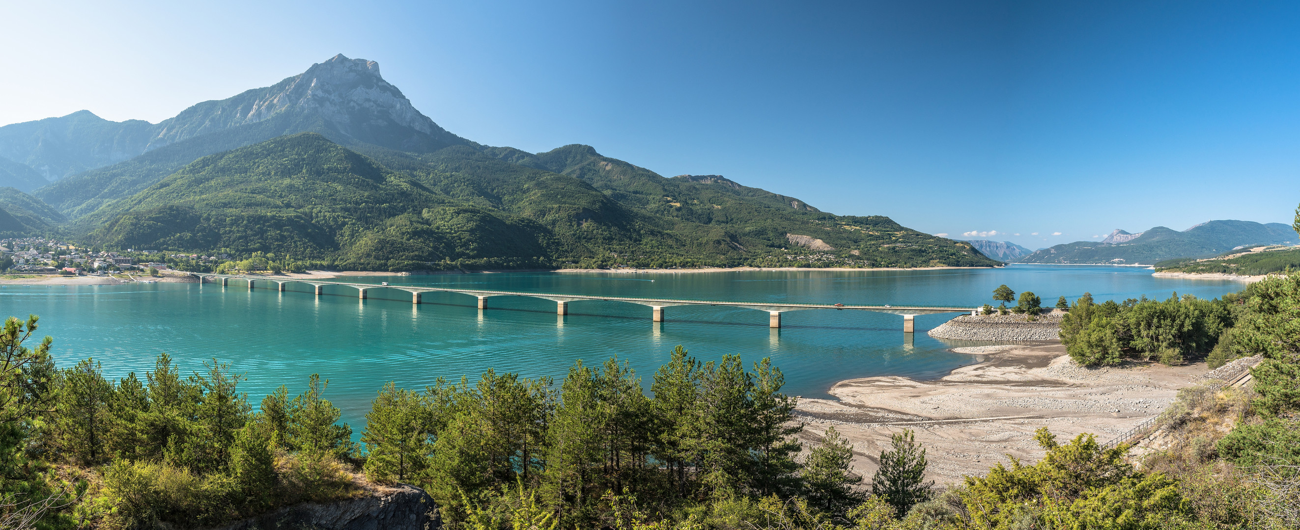 Bridge over silent water ....