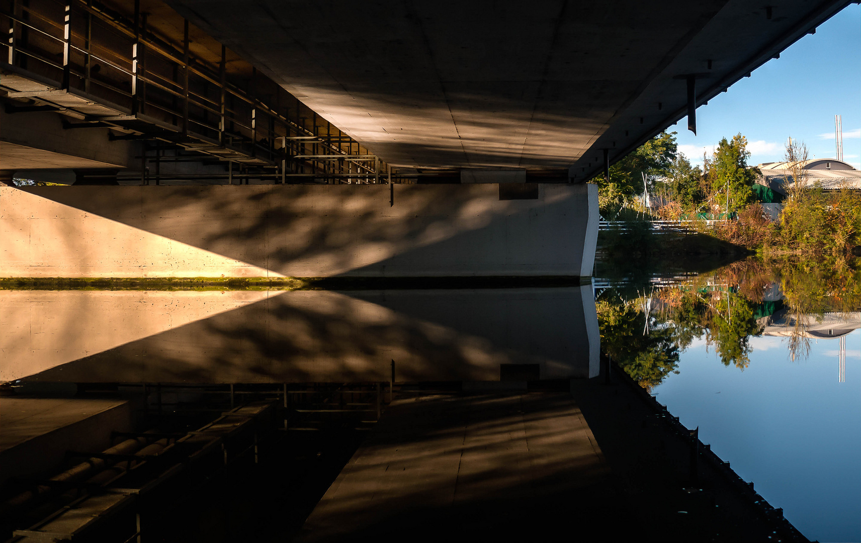 bridge over silent water (not troubled) :)