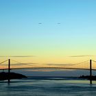 Bridge over still water