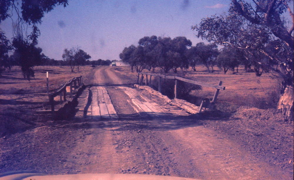 Bridge over the "Five mile creek"