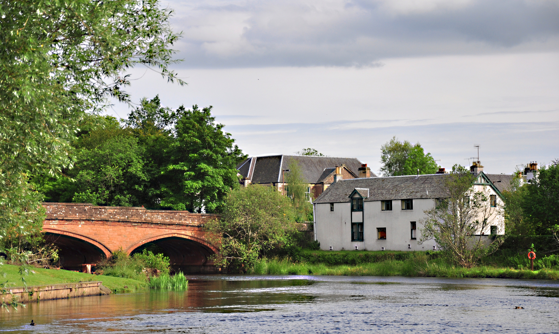 Bridge Over The River Teith,Callander,Scotland