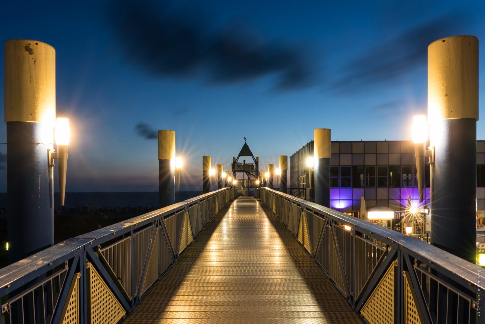 Bridge to blue sky