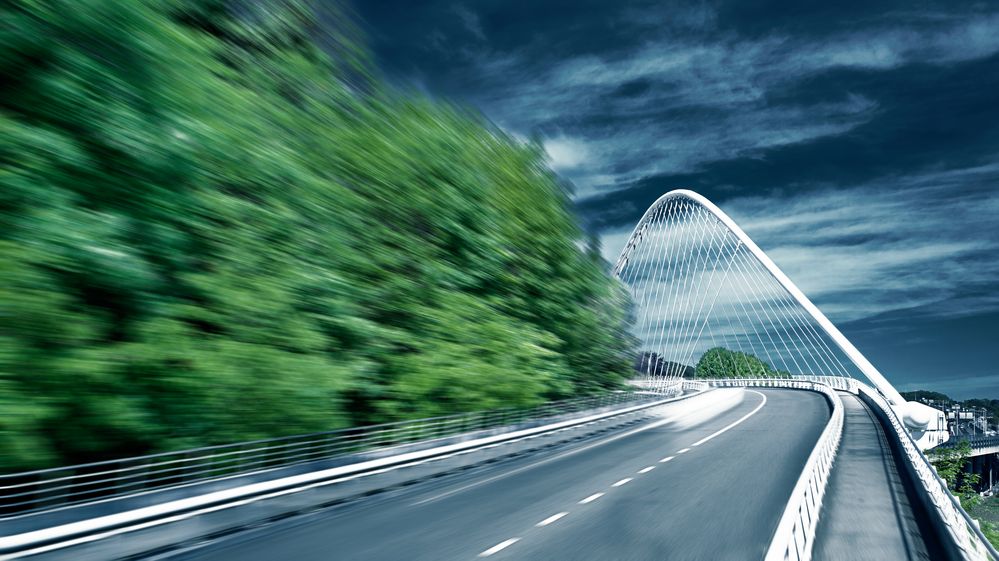 Bridge to Liége Guillemins train station