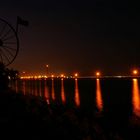 bridge to Venice at night