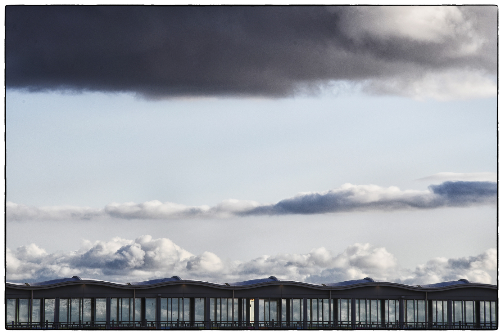 bridge under trouble clouds