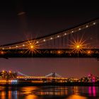 Bridges in NYC at Night