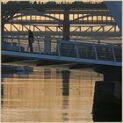 bridges over the tyne in winter 7