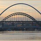 bridges over the tyne in winter 8