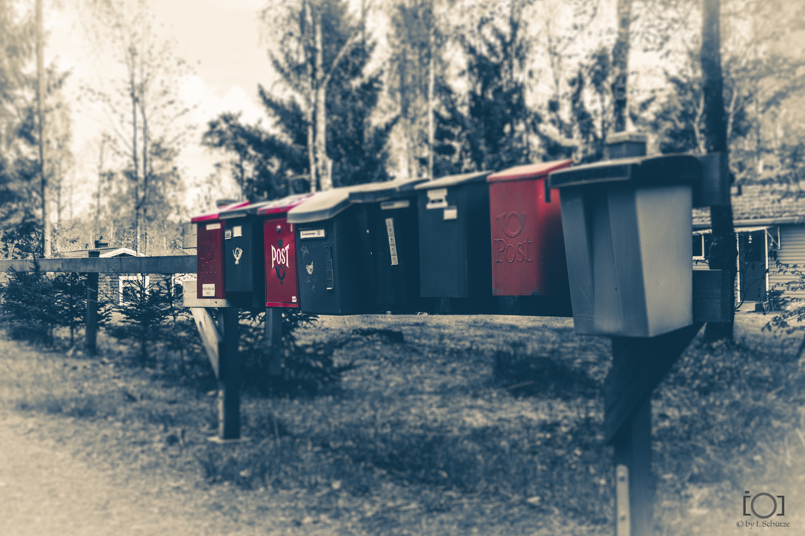 Briefkästen in Schweden