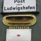 Briefkasten am Eisenbahnwaggon