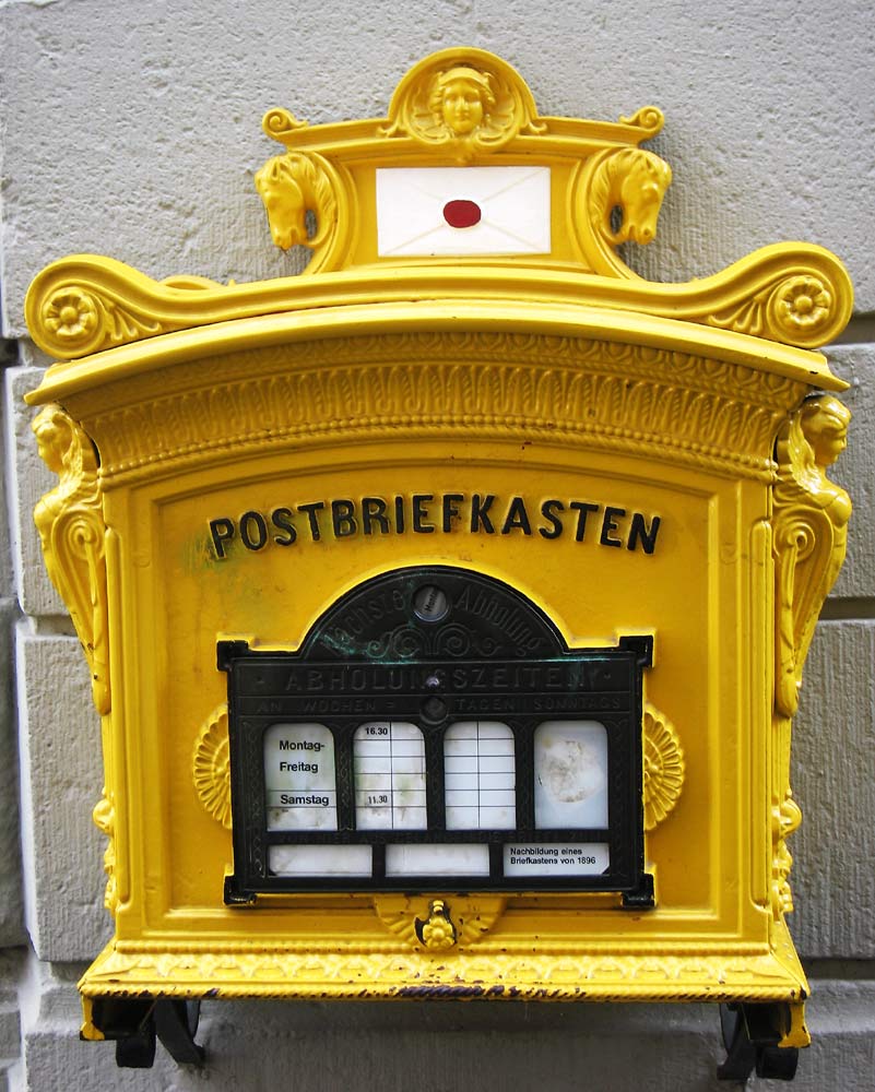 Briefkasten im alten Stil