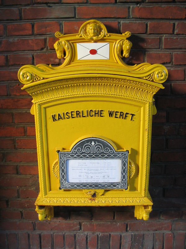 Briefkasten Marinearsenal WHV - noch in Betrieb !