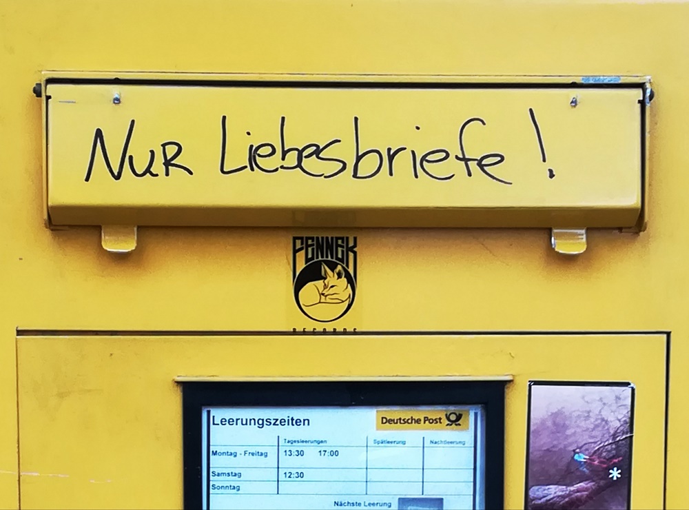 Briefkasten Nur Liebesbriefe