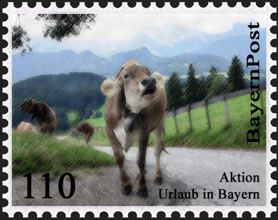 Briefmarke BayernPost: Urlaub in Bayern [2]