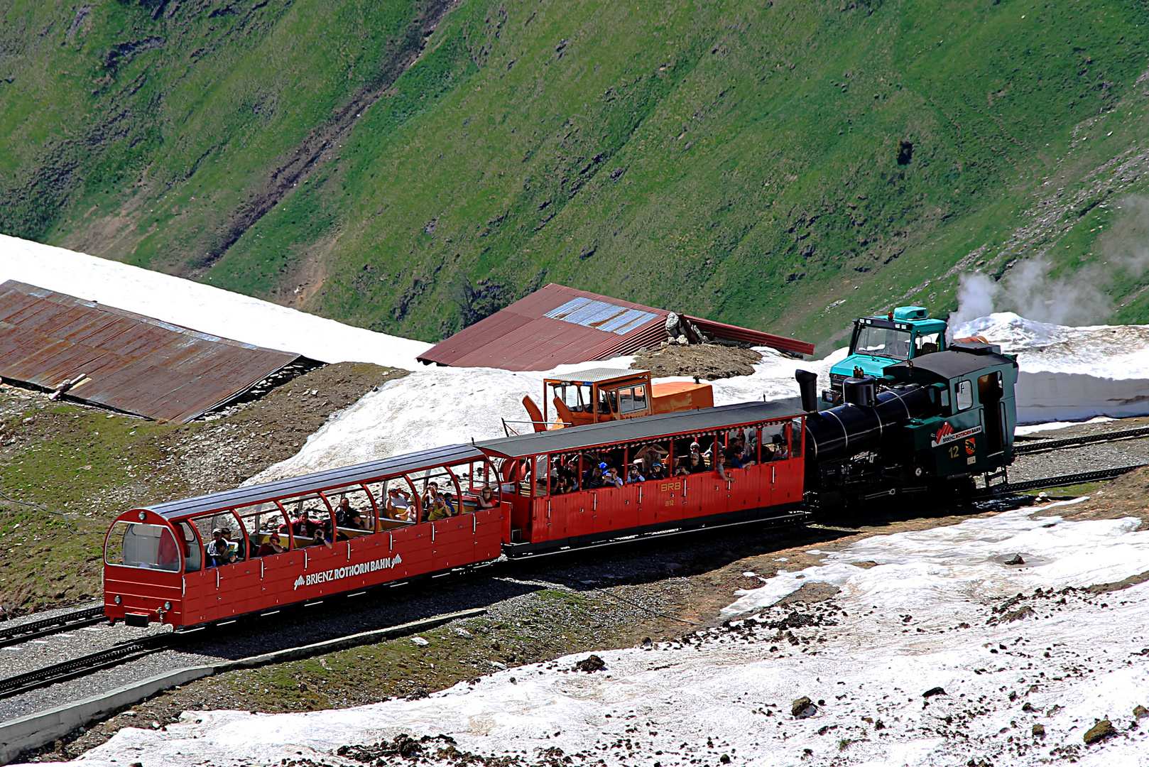 Brienzer Rothorn - Dampfbahn unterwegs