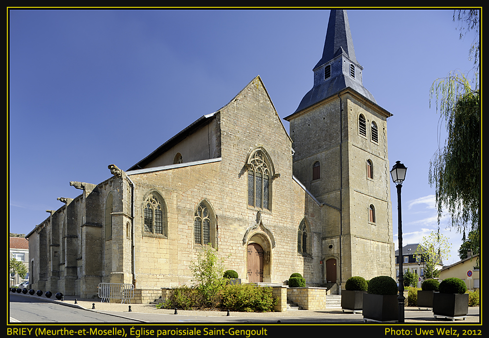 BRIEY (Meurthe-et-Moselle, Lorraine), Katholische Pfarrkirche Saint-Gengoult