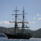 Brig Unicorn vor St. Lucia