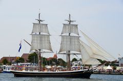 Brigg "Morgenster" zur Hanse Sail 2013 in Rostock vor Warnemünde