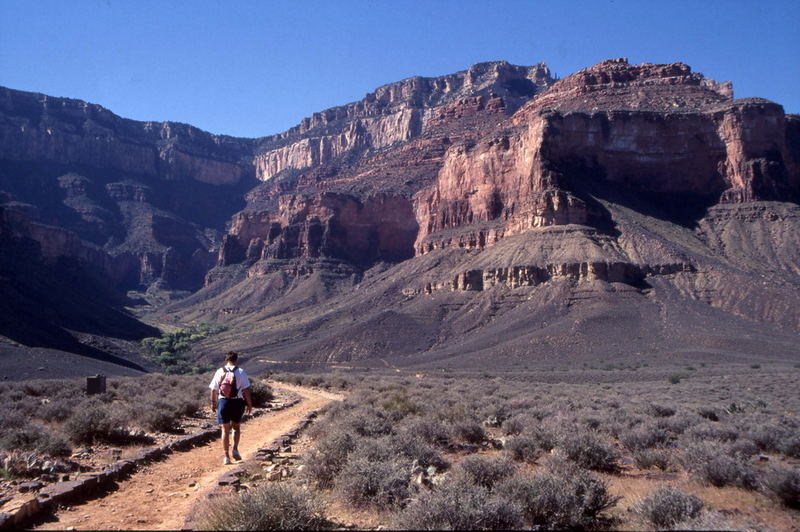 Bright Angle Trail - oder Morgenstund .....