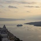 Bright sunlight Santorini